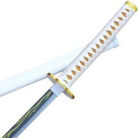 Demon Slayer Zenitsu  Sword Anime Series Samurai Katana with Steel Blades Replic