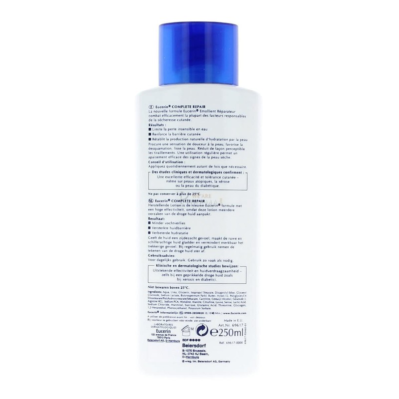 Eucerin Complete Repair Emollient Lotion 10% Urea, 250 ml