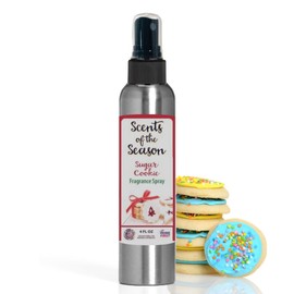 Scents of the Season Sugar Cookie Home Fragrance Spray - Highly Concentrated Spray – Bring the Scent of the Holiday Cooking into your Home – Spray on Table Cloth, Napkins, Runners 4oz