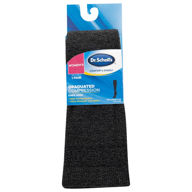 Dr. Scholl's womens Graduated Compression Knee High - 1 &