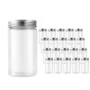 AKOLAFE 20 Pack 350ML Plastic Jars with Lids 12oz Kitchen