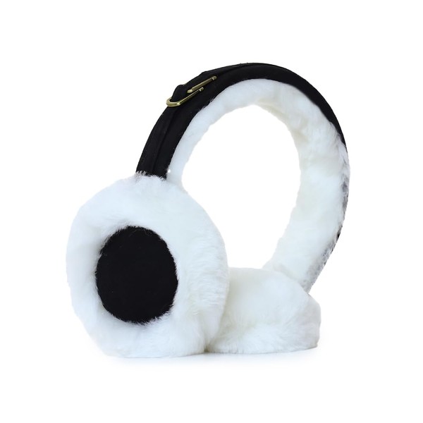 MGGMOKAY Unisex Winter Earmuffs Warm Sheepskin Earmuffs Outdoor Earmuffs for