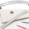 4pcs Ruler Set Scale Ruler Steel Ruler 15/20/30/10cm Rulers Measuring