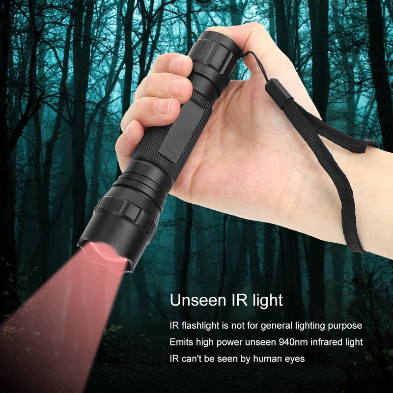 501B High Power Strong Light LED Flashlight 940nm IR Lighting