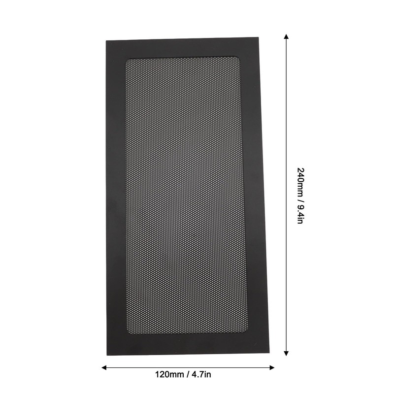 120x240mm PC Fan Dust Mesh Filter, 2pcs PC Case Dust