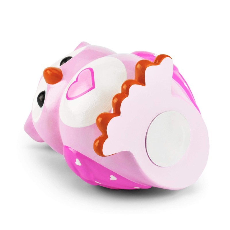 Mousehouse Gifts - Pink Heart Owl Piggy Bank, Charming Money