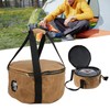 Camping Pot Storage Bag Travel Portable Dustproof Cast Iron Pan