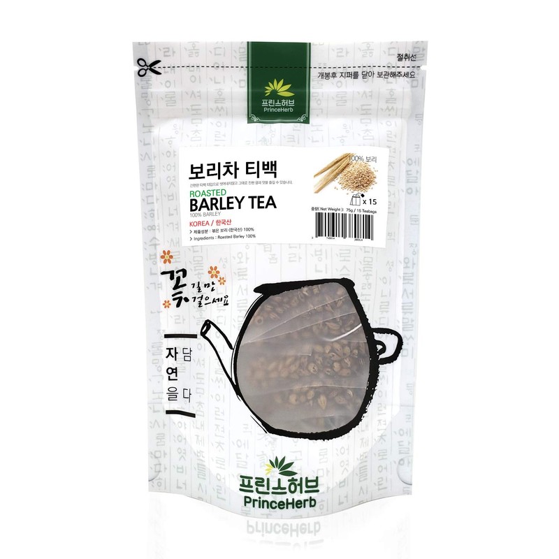 [Medicinal Korean Herb Tea] 100% Natural Roasted Barley Teabag Tea