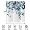 ASDCXZ Leaves Shower Curtain 180 x 180 cm, Spring Simplicity