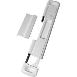 Double Bolt Lock - Sliding Patio Door Locks | Child Proof Sliding Door Lock with Anti Lift Security Lock - Sliding Door Security Fits Most Doors | Lock Replacement for Sliding Door Repair (White)