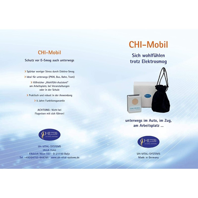 CHI-Mobil - Electrosmog Shielding - Radiation Protection for On the