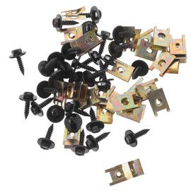 PACKOVE 1set and Screws for Car Body Decor Fastener Assortment Kit for Body Panels Bumpers and Splash High-Strength Clips and Screws Easy to Install