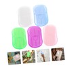 STOBAZA Lightweight Soap Sheets for Travel Camping Hiking Disposable Toiletries