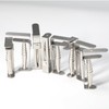 Misounda Set of 4 tablecloth clips, stainless steel tablecloth clips,