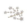 VingTAINE H7436-G- Pearl, Bijou Flower Hairpin, Simple, Hair Accessory, Elegant,