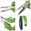 LEONTOOL 5 Inch Long Nose Pliers with Cutter Chain Nose
