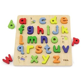 VIGA Alphabet Lowercase Block Puzzle