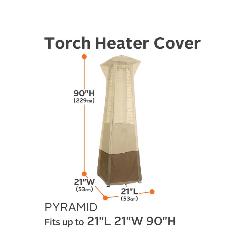 Classic Accessories Veranda Water-Resistant 21 Inch Pyramid Torch Patio Heater