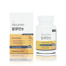 Alcumin tablets 60 tablets 600mg Alcumin tablets mixed powder 90% / 알큐민정 60정 600mg 알큐민정혼합분말 90%