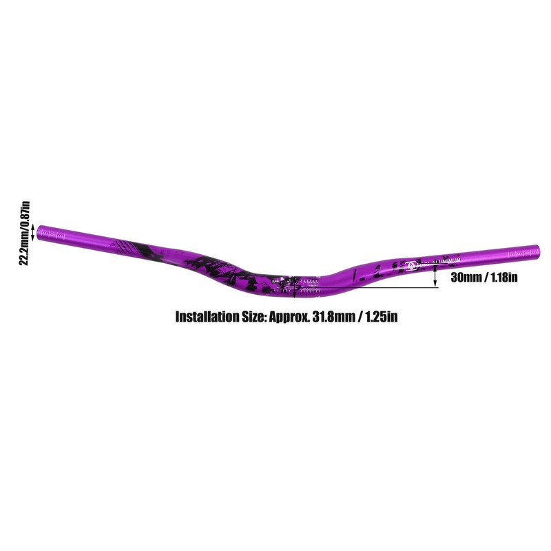 Bike Handlebar Handle Riser Bar Extra Long Aluminium Alloy 31.8x720mm