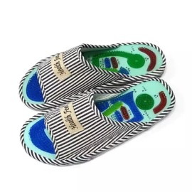 건강 지압 슬리퍼 사무실 발 지압 슬리퍼 발바닥 실내화 [여성용] Health Acupressure Slippers Office Foot Massage Slippers Indoor Shoes [Women's]