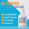 Super Ceramic Glue, 2 * 30g Best Glue for Ceramic