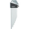 TRUSCO GXBL-8S Long Ball Point Hex Bar Set, Set of