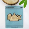 Printtoo Souvenir Wooden Engraved Amsterdam City of Netherlands Custom Fridge