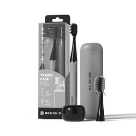 MIPOW - Cepillo de dientes eléctrico i4 ultrafino recargable con tres modos de limpieza profesional para adultos, IPX7 impermeable, temporizador inteligente de 2 minutos (gris)