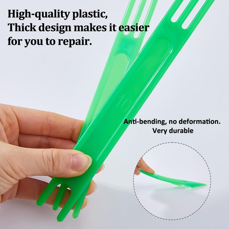 SUPERFINDINGS Green Fishing Netting Needle Repair Kits Including 1PC Sharp