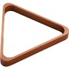 OUTLAW Eyewear Stained Wood 8-Ball Triangle Rack, Honey