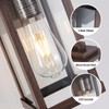 Smeike Outdoor Wall Sconce, Outside Porch Light Fixtures, Anti-Rust Exterior