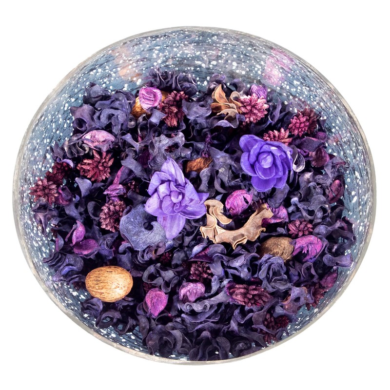 ANDALUCA Mercury Glass Decorative Silver Metallic Finish Bowl