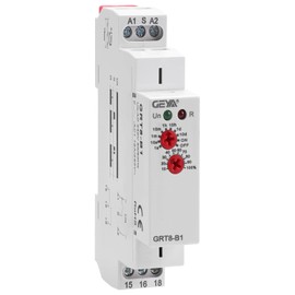 Time Relay Delay Turn Off 16A Adjustable Smart Relay Electronic Timer in Din Rail, 0.1s-10 Days Wide Range Delay Factory Automation Time Universal Voltage GRT8 AC 230V