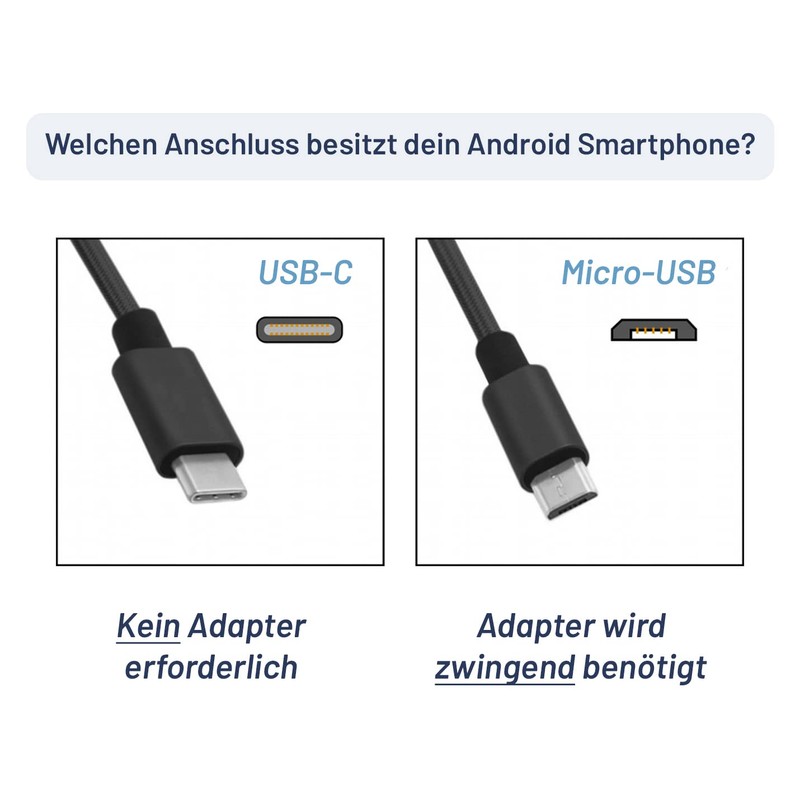 heat it - OTG Adapter for Micro USB to USB-C