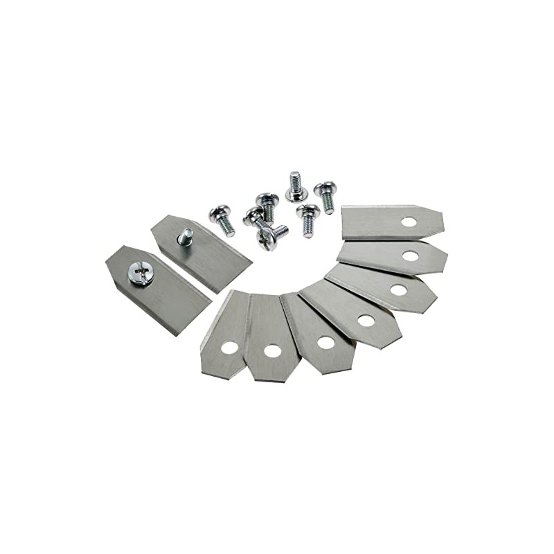 akku-net 9 x Replacement Blade / Cutting Blades (0.75 mm)