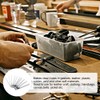 10Pcs 0.5-5mm Hollow Hole Puncher DIY Leather Punch Craft Tool