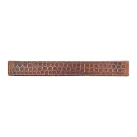 Premier Copper Products T18DBH 1-Inch x 8-Inch Hammered Copper Tile