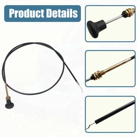 ZHNsaty 054-8017-00 Choke Cable 290-610 Fits Bad Boy Mowers CZT, CZT Elite, Compact Outlaw, MZ, MZ Magnum, Maverick, Outlaw XP, ZT and ZT Elite Zero-Turn Lawn Mowers