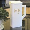 Fox Run Brands 9297 Milk Bag Pitcher, White