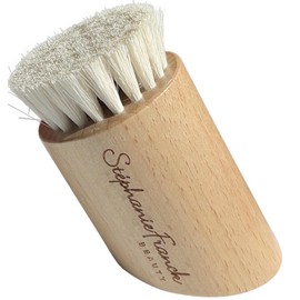 Stephanie Franck Beauty - Dry Brushing Face Brush - Dry Massage Face Brush Made of Soft Goat Hair and Beech Wood - Cleansing, Exfoliating and Stimulating for Radiant Skin