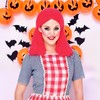 Paper Magic Rag Doll Adult Costume Wig One Size Red