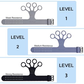 FEYRUN Volleyball Spike Glove, Flickglove Training Aid for Improving Topspin on Serves and Shooting with Different Resistance Levels