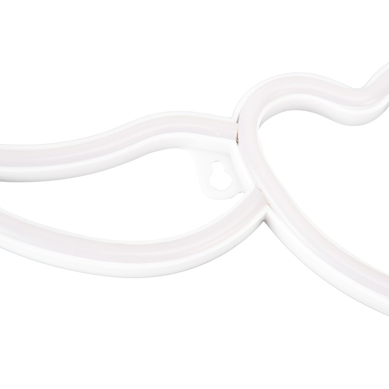 Heart Shaped Neon Light Safe Energy Saving Dual Power Heart