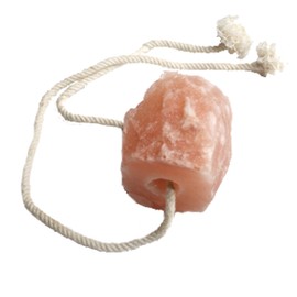 Pearl Organic New 6 lbs Animal Himalayan Pink Salt Lick on Rope for Horses, Deer,Rabbits, Cows and Other Livestock | Lick Salt for Deer | Digestive Aid for Animals | Horse Treats