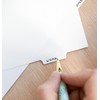 Filofax White Dividers, Personal Size, Cardstock, 7.5-inches Height, B132872