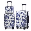 Somago 3 Piece Luggage Sets Lightweight PC+ABS Hardshell Travel Suitcase