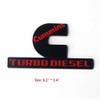2Pack Compatible with Cummins Turbo Diesel Emblem Badge High Output