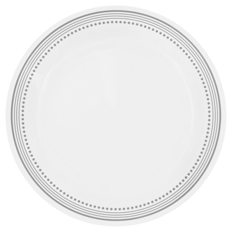 Corelle Mystic Gray Chip and Break Resistant Dinner Set for