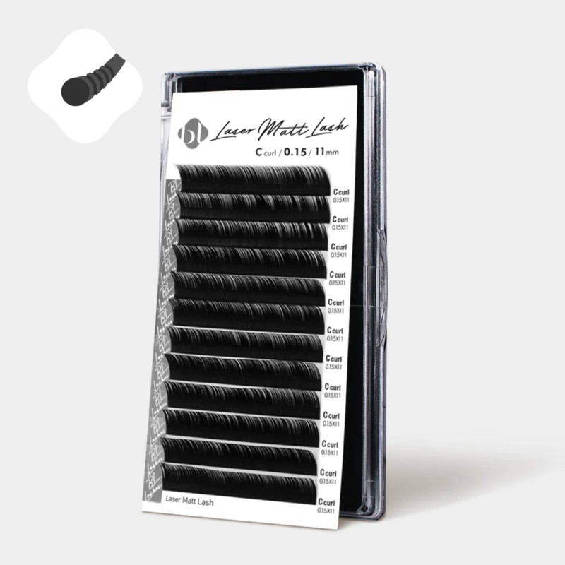 BL Lash Laser Matt Lash Matte Eyelashes C Curl 0.07T